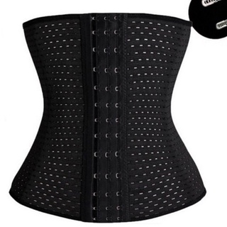 Corset รัดเอว รัดหน้าท้อง หลังคลอด กระชับสัดส่วน มีโครงเหล็กกันม้วน [พร้อมส่งXS-5XL]