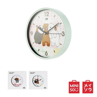 MINISO นาฬิกาแขวนผนัง We Bare Bears Wall Clock