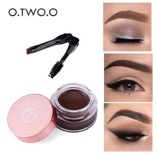 O.TWO.O คิ้วเจล 6 สี 3D ธรรมชาติสีน้ำตาลตาคิ้ว Shade Make Up Profesional ยาวเครื่องสำอางติดทนคิ้วพร้อมแปรงทาสี # 9990