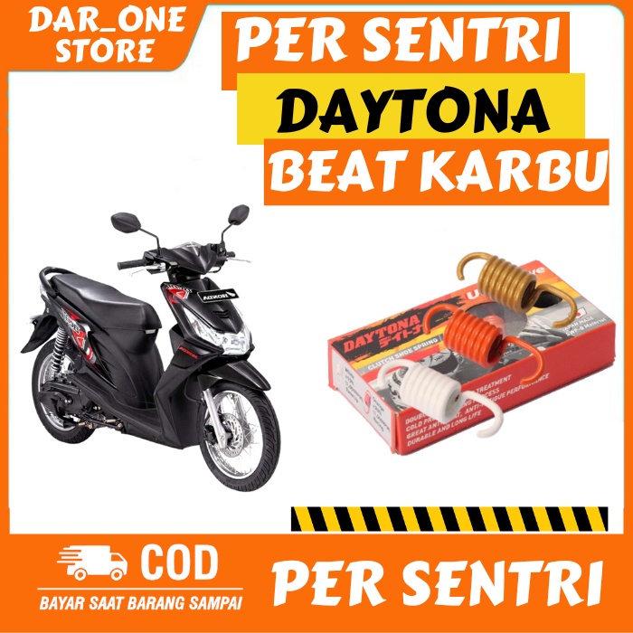 DAYTONA BEAT CARBON DOUBLE CLASP SPRING 1000 RPM/1500 RPM ต้นฉบับ