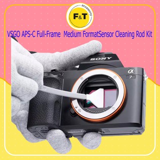 ชุดทำความสะอาดเซ็นเซอร์กล้องVSGO Sensor Cleaning Rod Kit(APS-C)(Full-Frame)(Medium Format) อุปกรร์ดูแลกล้อง ของแท้