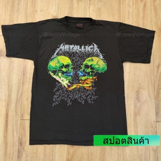 METALLICA กระโหลกเขียว เสื้อวง เสื้อทัวร์