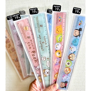 Moshi Moshi ของแท้ พร้อมส่ง ไม้บรรทัด ลายการ์ตูน ลายหมีพูห์น่ารักๆ