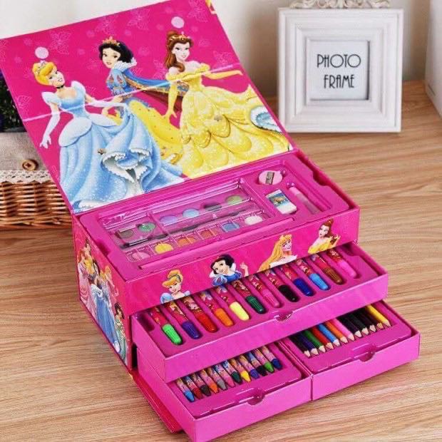 พาเลทชุดระบายสี สีเทียน สีไม้ สีน้ำ สีเทียน สีเมจิก อุปกรณ์ระบายสี วาดภาพระบายสี อุปกรณ์ระบายสี