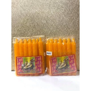 เทียน เทียนหอม เทียนไข เทียนไหว้พระ เทียนหอม 9 หุนสั้น ตราเต่ามังกร สีขาว สีเหลือง สีแดง (พร้อมส่ง)