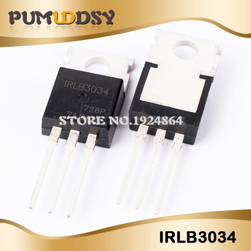 มอสเฟต IC IRLB3034 TO-220 IRLB3034PBF 40V 343A 1.7mOhm 108nC 10 ชิ้น