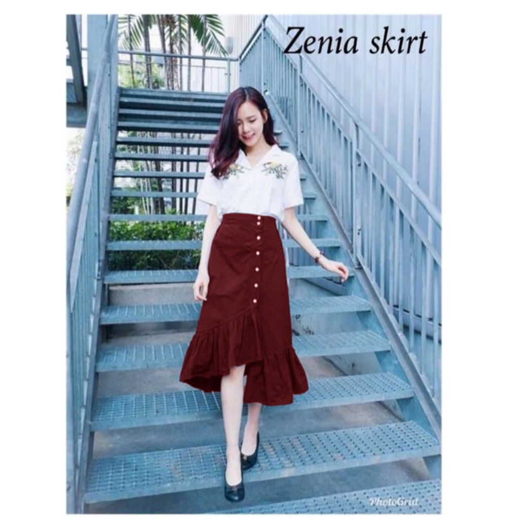 กระโปรงสตรี Zenia ธรรมดา Rempel Variation