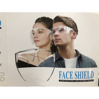 face shield เฟคชิว ใส ไม่มึนหัว ป้องกันละอองน้ำลาย จากเชื้อโรค