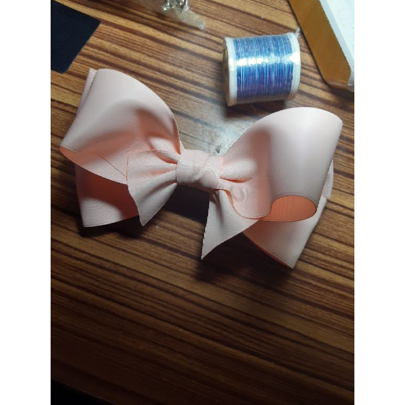 โบว์ติดผมสไตล์เกาหลี silk ribbon ริ้บบิ้นผ้าไหม