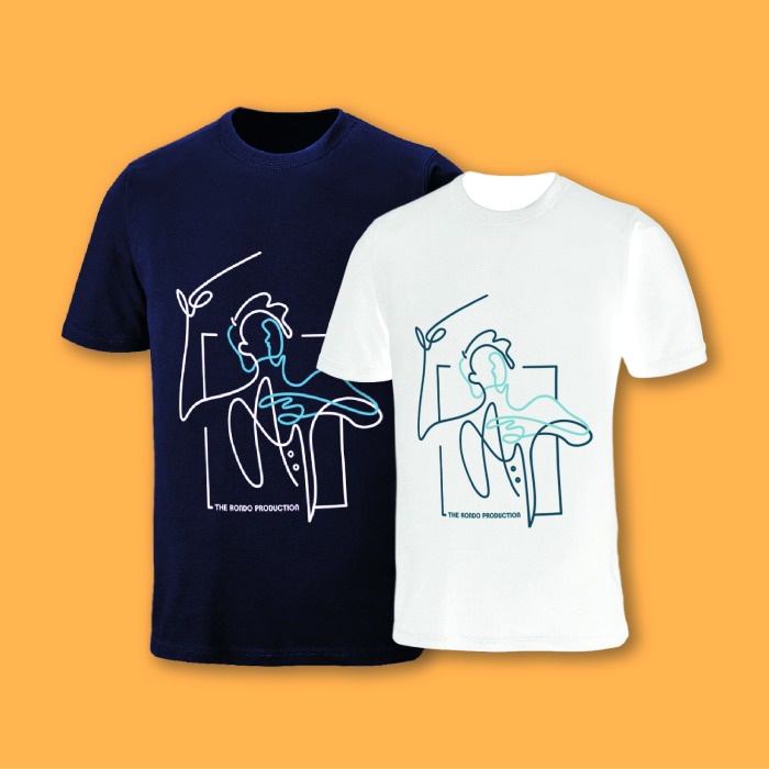 เสื้อยืด Rondo (ผ้าฝ้ายและคอกลม)