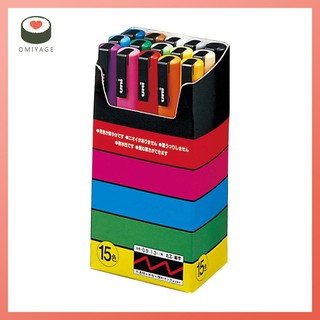 UNI ยูนิ POSCA ปากกา พิมพ์ดี ชุด 15 สี PC3M15C st518