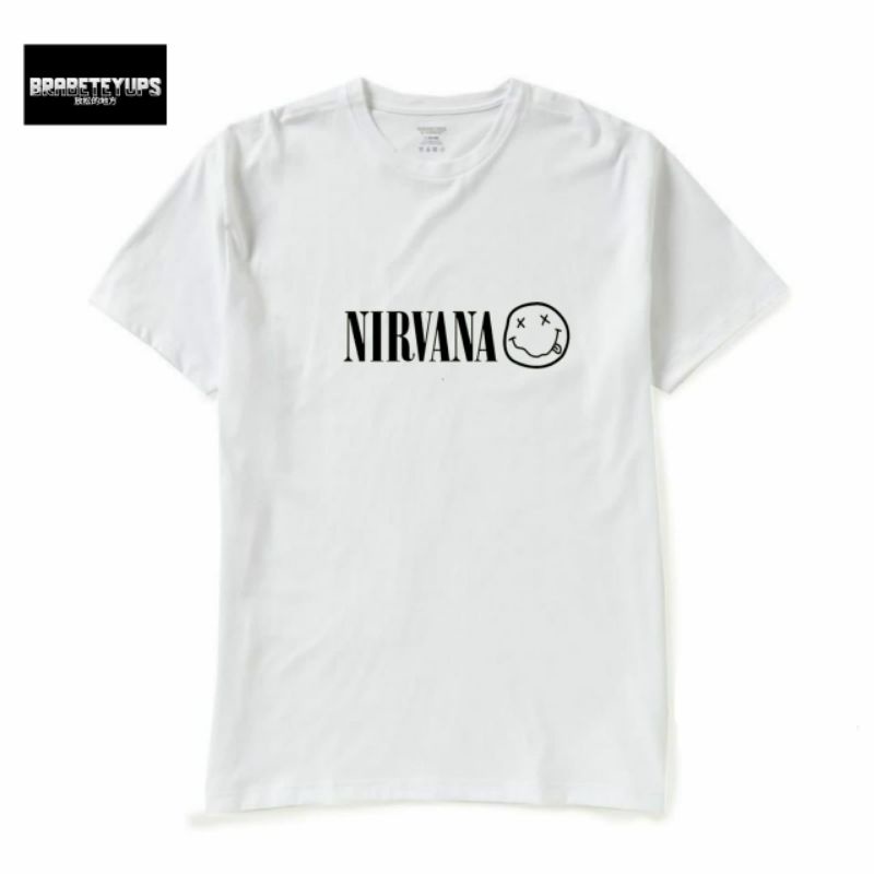เสื้อยืด NIRVANA เสื้อยืดผู้ชาย/ผู้หญิง H&M BAND เสื้อยืด