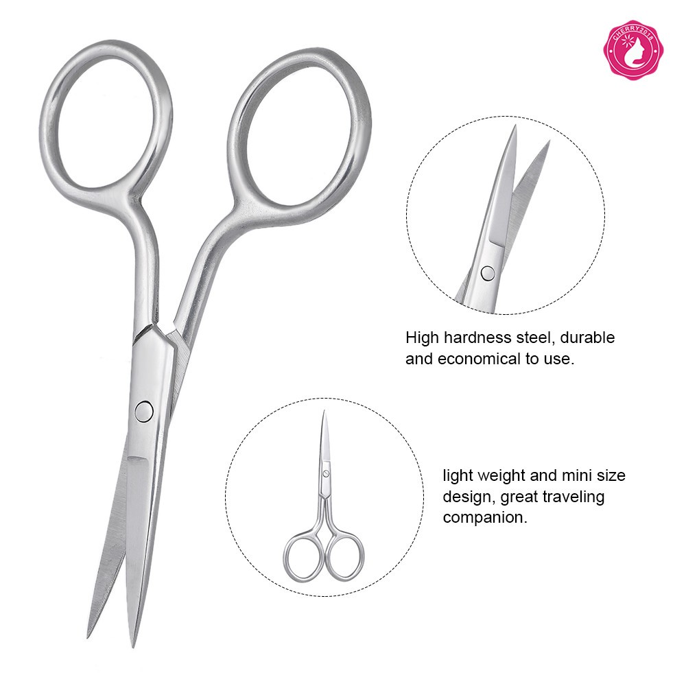 กรรไกรตัดเหล็กสแตนเลส สำหรับตัดเเต่ง หนวด เครา - รูปที่ 2