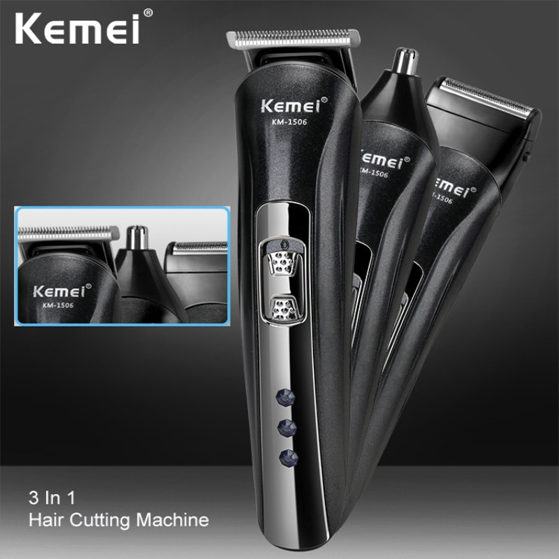 KEMEI hair clipper Konica Minolta clipper ผมUSBปัตตาเลี่ยน electric hair  trimmer hair styling tools potong rambut mesin | Shopee Thailand