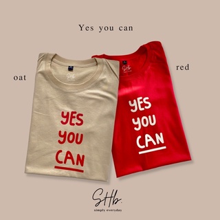 sherbettee|เสื้อยืดลาย yes you can