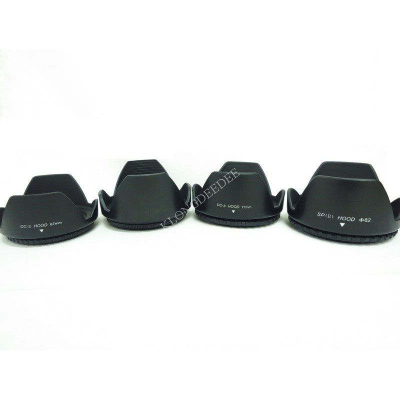 Hood เกลียว ใส่หน้าเลนส์ได้ทุกค่ายขนาด 52 55 58 62 67 72 77 82 mm - รูปที่ 2