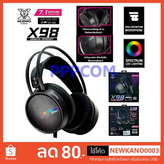 หูฟังเกมมิ่ง NUBWO X98 หูฟังคอม Gaming headset USB Surround 7.1 รับประกัน 2 ปี