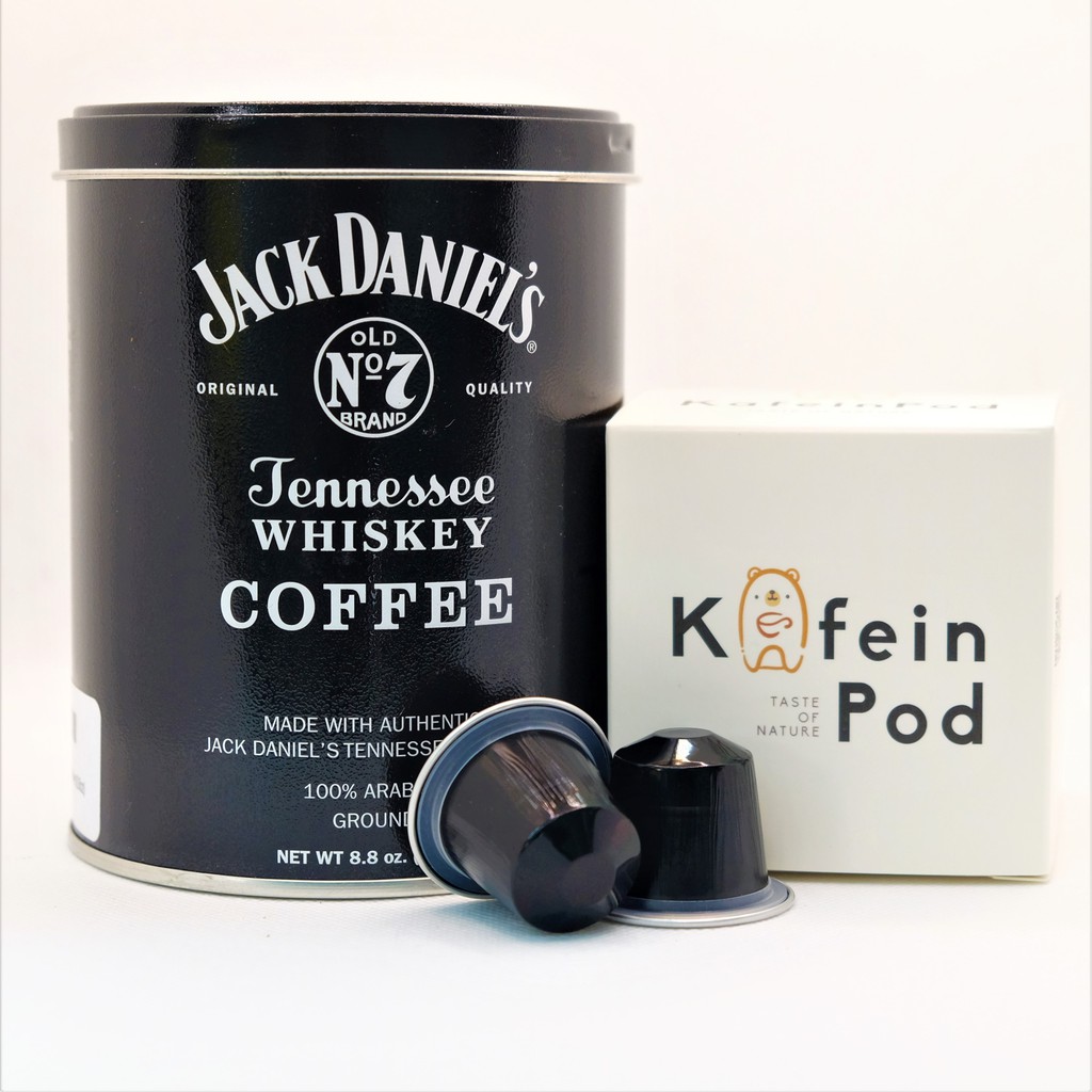 KafeinPod ---- 🤩 Jack Daniel's​ coffee (non alcoholic)...  😁 กาแฟคั่วกลาง นำมาหมักกับวิสกี้ 10 แคปซู