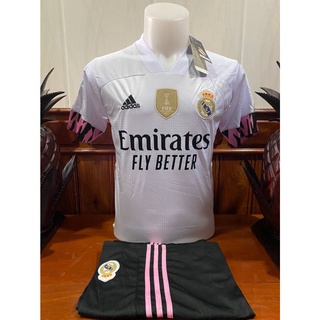 ชุดกีฬาฟุตบอลทีมเรอัลมาดริด ได้ทั้งเสื้อและกาง ผ้าเนื้อดี ใส่สบายไม่ร้อน ราคาถูกมาก