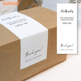 Baipester IX ~ สติกเกอร์ฉลาก Thank You ขนาดเล็ก สําหรับตกแต่งบรรจุภัณฑ์ 30 ชิ้น