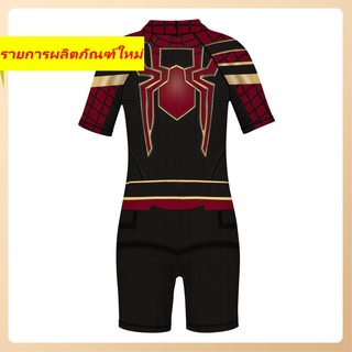 cos iron man เด็กเด็กผู้ชายชุดว่ายน้ำเด็กรัดตัวเด็กรัดรูป