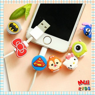 muikids- 🎨Charger Cable Protector ที่ล๊อค ตัวล็อก กันสายชาร์จหัก ตัวละ 15 บาท ถูกที่สุด🎨