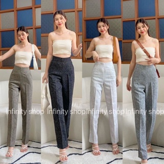 🍃รุ่น:กระบอกเล็กผ้าทวิตซิปหลังพร้อมส่ง🍃