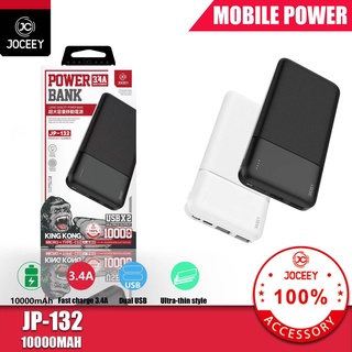 แบตสำรอง JC 132 kiongkong Power bank ชาร์จด่วน  รุนใหม่ ล่าสุด 10000mAh แบตสำรองรุ่นใหม่ ของแท้100%  (มีประกัน 365 วัน)