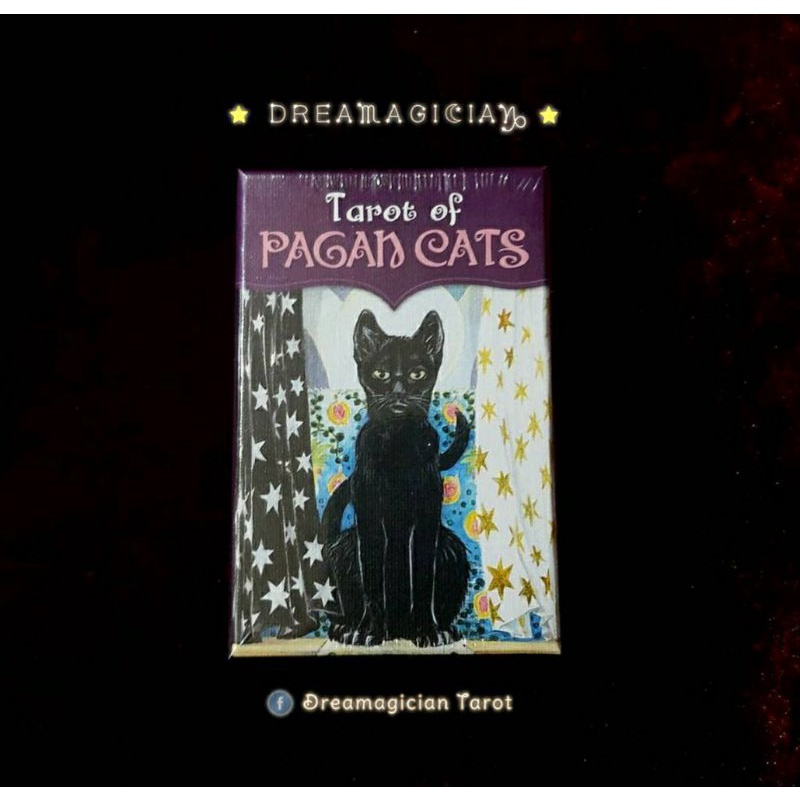 ไพ่ยิปซีแมวขนาดมินิ Pagan Cat Tarot/ไพ่ยิปซีแท้/ไพ่ยิปซีลดราคา/ไพ่ทาโร่ต์/ไพ่ออราเคิล/Pagan Cat Taro