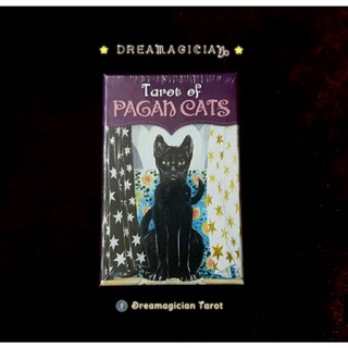 ไพ่ยิปซีแมวขนาดมินิ Pagan Cat Tarot/ไพ่ยิปซีแท้/ไพ่ยิปซีลดราคา/ไพ่ทาโร่ต์/ไพ่ออราเคิล/Pagan Cat Tarot/Tarot/Oracle Cards