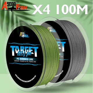 Target สายเบ็ดตกปลา Dyneema 100% PE 100 เมตร