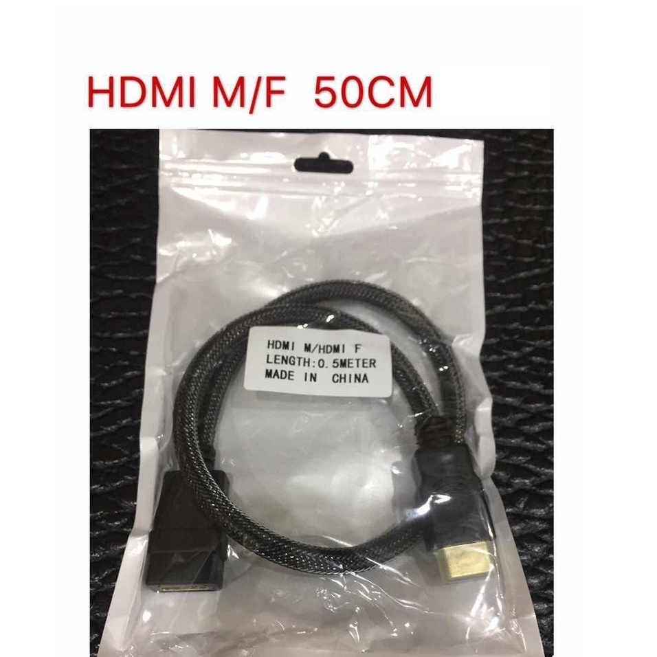 ส่งจากไทย สาย HDMI M to HDMI F สายยาว 50ซม. 1.8M. HDMI to Hdmi สาย HDMI F to HDMI M พร้อมส่ง