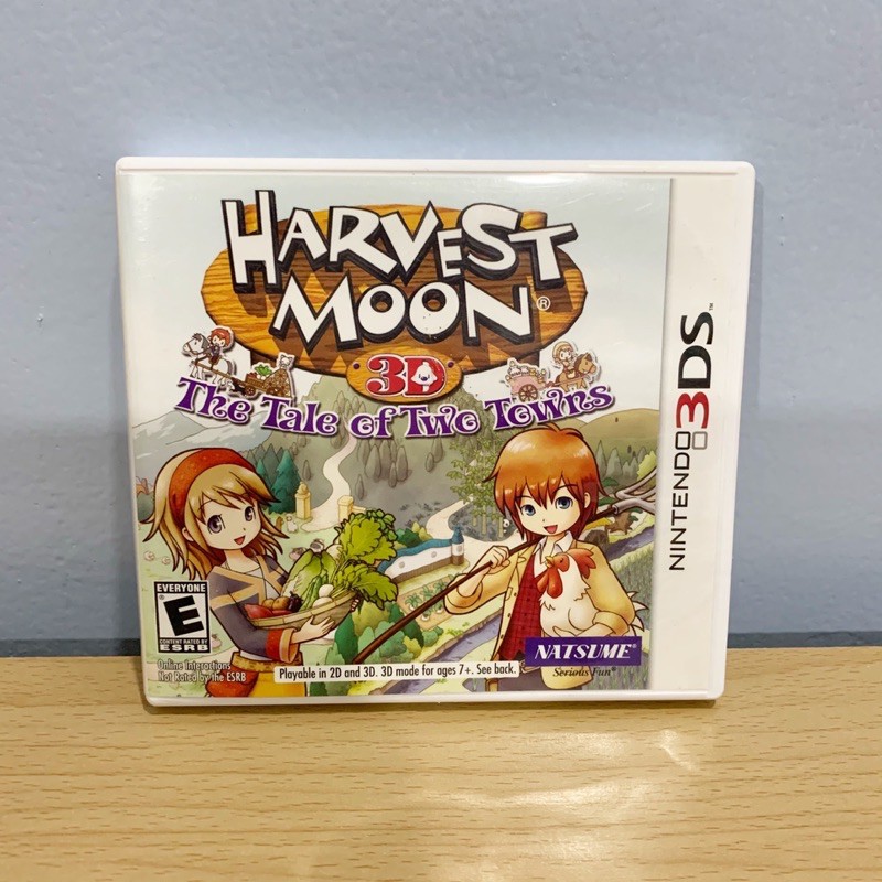 Harvest Moon 3D: The Tale of Two Towns  (Nintendo 3DS) [เกมส์นินเทนโด 3ds ตลับ เกมส์ แท้ มือสอง สภาพดี]