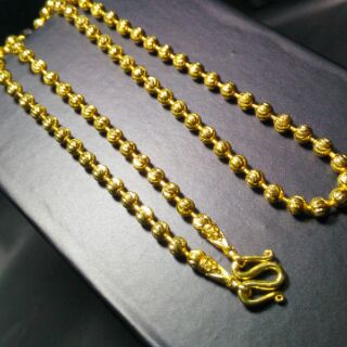 สร้อยทองไมคร่อน ลายไข่ปลา หนัก 1 บาท ยาว 18 นิ้ว