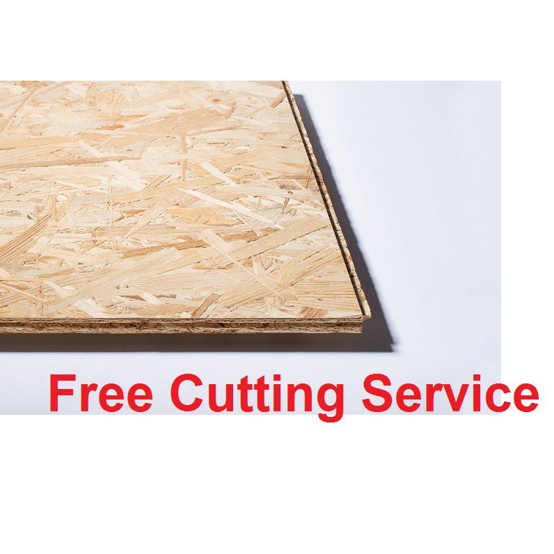 OSB Board 9MM (กระดาน Strand ที่ตะวันออก) ฟรีตัด SERIVCE CUSTOMIZE SIZE mulet