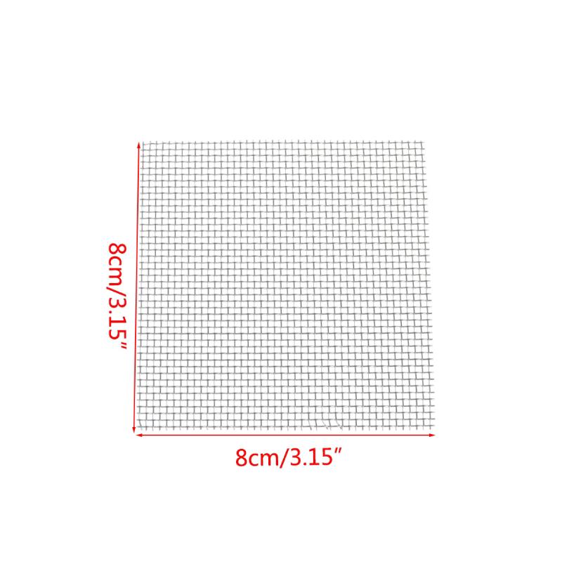 ตาข่ายสแตนเลสสําหรับตกแต่งตู้ปลา 8x8 ซม