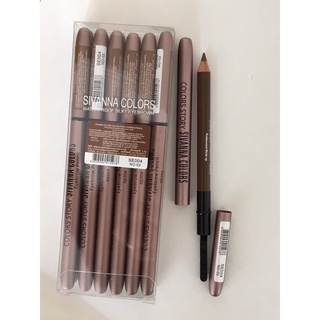 ดินสอเขียนคิ้วปลอกเหล็ก Sivanna Colors Color story eyebrow pencil