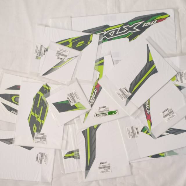 HIJAU สติ๊กเกอร์ครบชุด KAWASAKI KLX150 BF XTREME สีเขียว