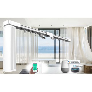 ราวผ้าม่านอัตโนมัติ Wi-Fi automatic curtain ผ้าม่าน Smart Home ควบคุมผ่าน Wi-Fi