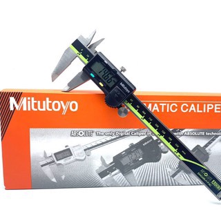 🔥พร้อมส่ง🔥Mitutoyo คาลิปเปอร์ดิจิตอล ตัวเครื่องสแตนเ Digital Vernier caliper เวอร์เนียร์ ดิจิตอล พร้อมถ่านเวอร์เนียร์