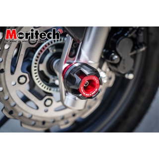 แกนล้อหน้า สแตนเลส+กันล้ม Moritech สำหรับรถรุ่น #ADV-150