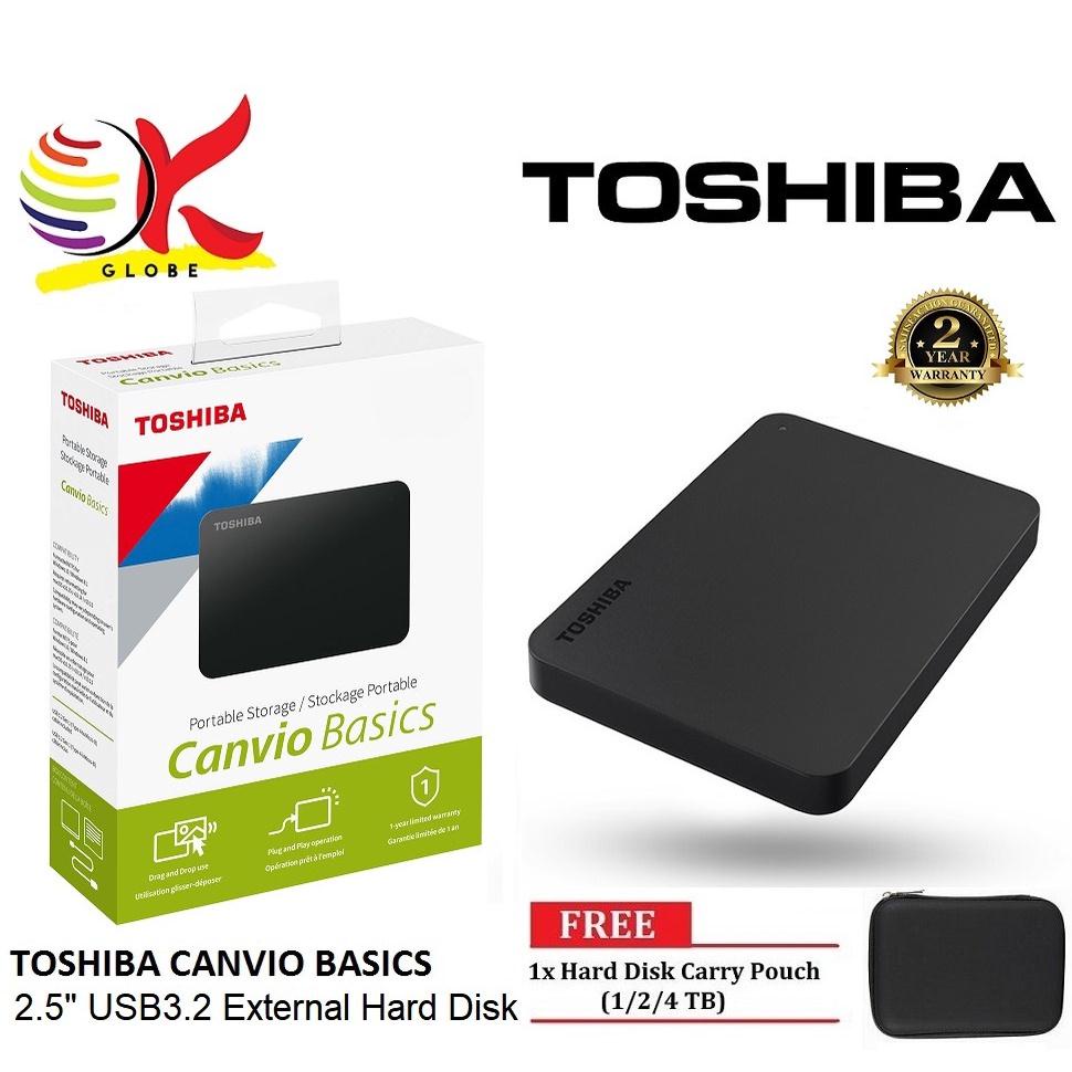 [1TB/2TB/4TB] TOSHIBA CANVIO BASIC 2.5" EXT EXTERNAL HARDDISK HARD DRIVE SUPERSPEED USB3.2