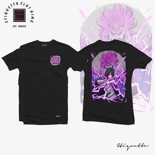 Naruto - Uchiha Sasuke Susanoo ฤดูร้อนแขนสั้นเสื้อยืดการ์ตูนญี่ปุ่นอะนิเมะหลวมป่าคู่รักชายและหญิงสามารถสวมใส่ได้