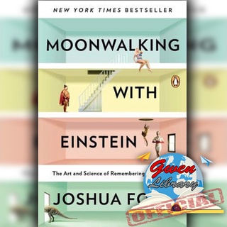หนังสือศิลปะและวิทยาศาสตร์แห่งการจดจําทุกอย่าง Joshua Foer Moonwalking Book with Einstein