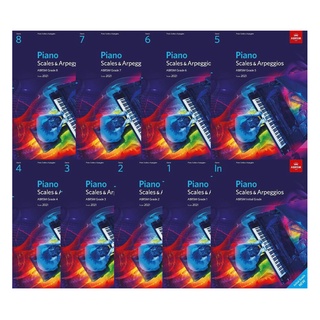 PIANO SCALES &amp; ARPEGGIOS from 2021  ABRSM Initial , Grade 1 - 8