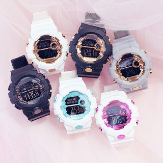 นาฬิกา รุ่น AO01 คล้าย g-shock นาฬิกาข้อมือผู้หญิง 2020 นาฬิกา กันน้ำ ของแท้100% นาฬิกาเด็ก นาฬิกาข้อมือ แจ้งแบบสีทางแชท