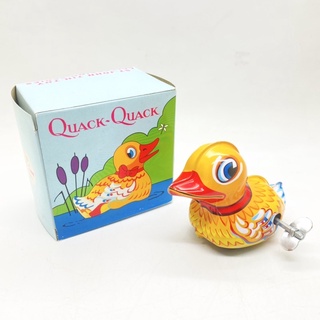 Kentoyshop (พร้อมส่ง) ของเล่นสังกะสีเป็ดไขลาน Quack Quack ของ St.John