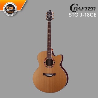 กีต้าร์โปร่ง CRAFTER STG J-18CE ฟรี!! กระเป๋า