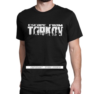 เสื้อยืด พิมพ์ลายเกม Escape From Tarkov Camisas Shooter 3 มิติ สไตล์ฮาราจูกุ สําหรับผู้ชายSize S-5XL