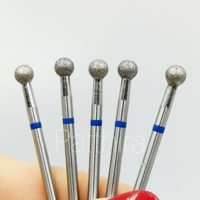 หัวเจียหนังกลม ขนาด 0.40mm สีน้ำเงิน(ราคาต่อหัว)